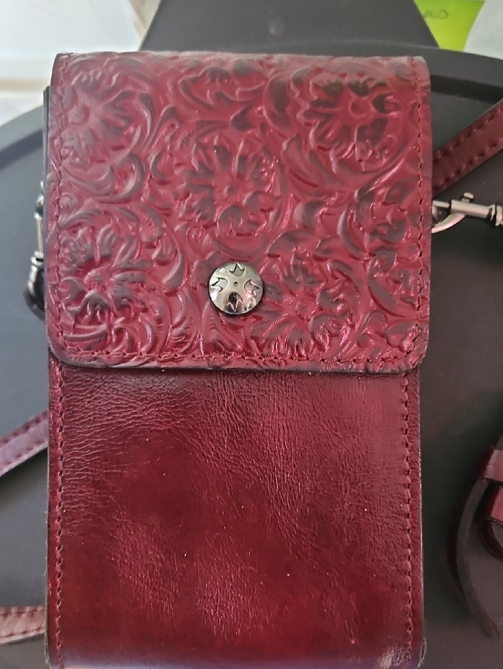 Patricia Nash Leather Phone Purse Crossbody